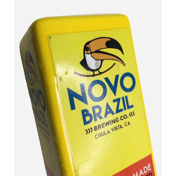 Novo Brazil Brewing Company Craft Beer Tap Pull Handle Chula Vista Toucan AS IS - Picture 12 of 16